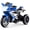 Blue, variant on OLAKIDS 6V Kids Motorcycle with Forward & Reverse Switch, Headlight, Wheel Lights, Horn, Music, USB Port, 3-Wheel Ride on Toy for Toddler Aged 3+