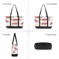 thumbnail image 6 of FORMRS Canvas Laptop Tote Bag for Women with 15.6" Computer Compartments Shoulder Handbag, Watermelon Pattern, 6 of 7