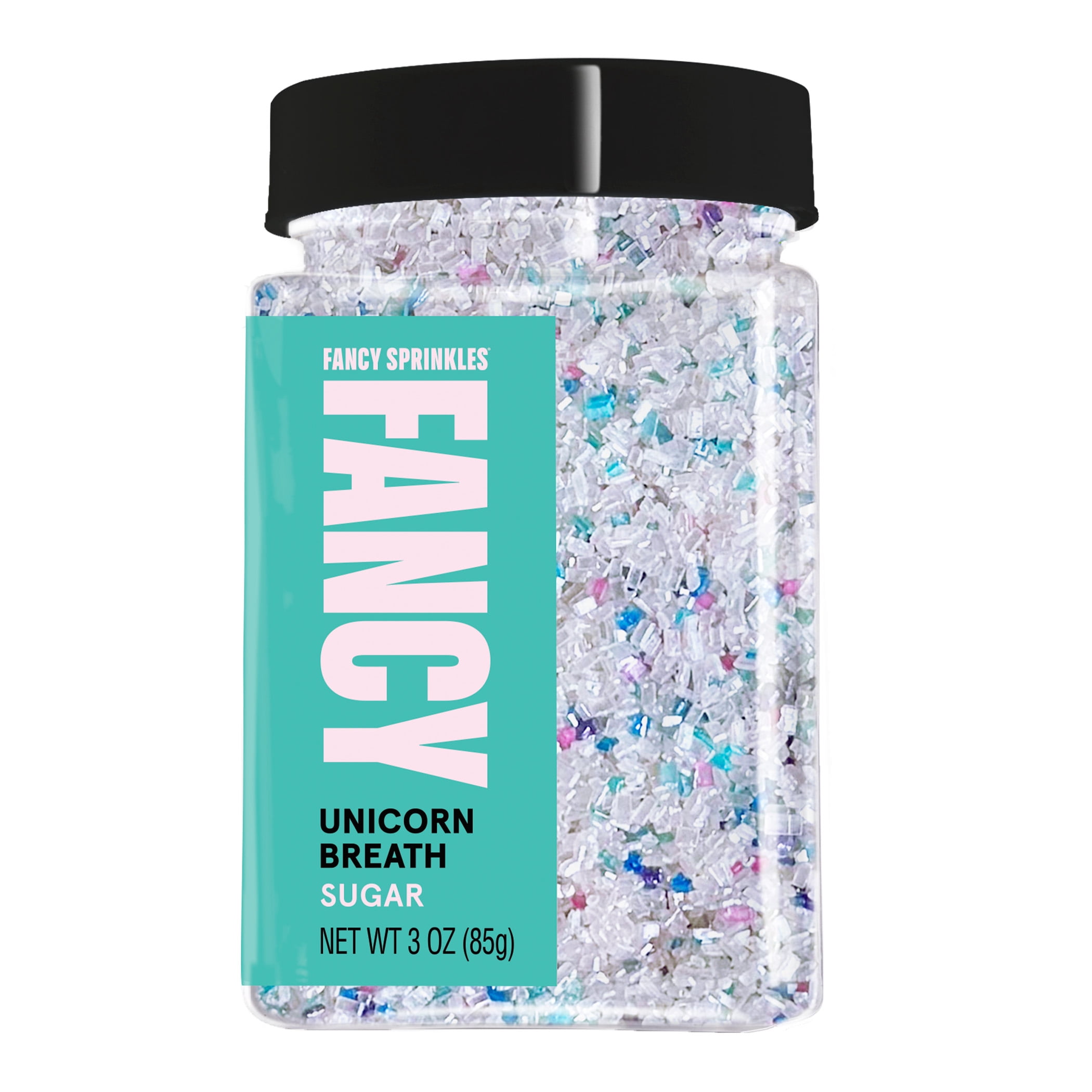 (3 pack) Fancy Sprinkles Unicorn Breath Sugar, Dessert Sprinkles, 3 oz