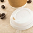 thumbnail image 3 of White Plastic Coffee Cup Lid - Fits 4 oz - 500 count box, 3 of 3