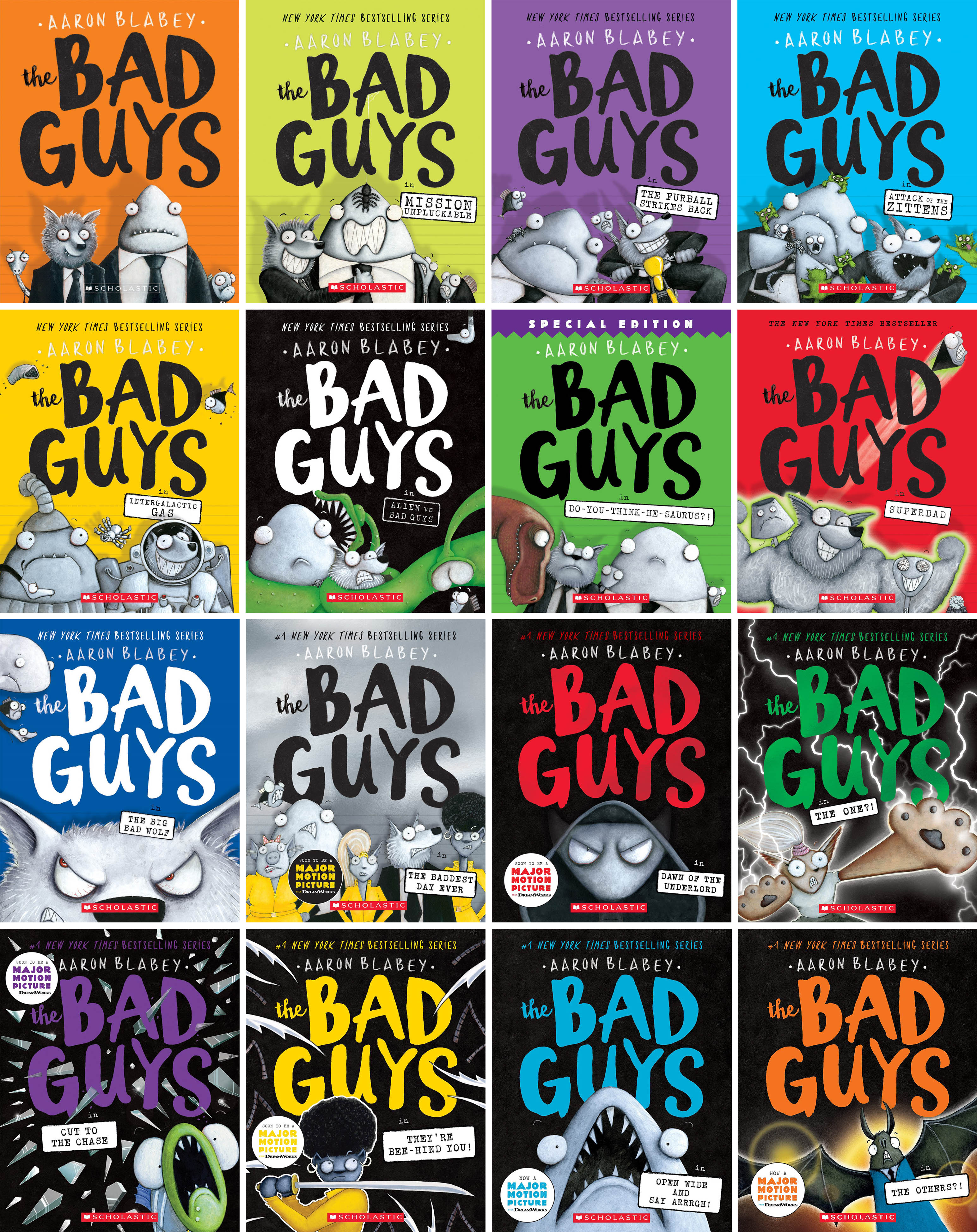 Bad Guys The Complete Series Collection Books 1 16 Walmart