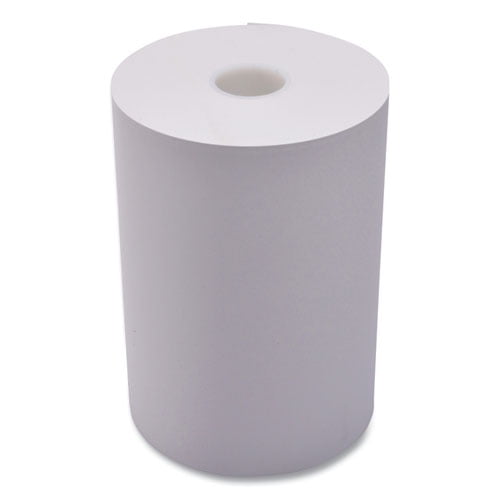 "Impact Bond Paper Rolls, 1-Ply, 3.25"" X 243 Ft, White, 4/pack | Bundle of 10 Packs"