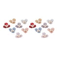 thumbnail image 1 of Pearl Rhinestone Buttons, Attractive Faux Pearl Buttons DIY  For Wedding Bouquets For Brooches, 1 of 8