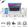 thumbnail image 5 of Long Mouse Pads for Desk,Fairy Tale Princess Pattern Desk Mats on Top Of Desks, Desk Mouse Pad Extra Large with 3mm Non-Slip Base and Stitched Edge for Gaming,Office,Work,Home 31.5"x11.8", 5 of 6