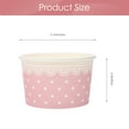 thumbnail image 2 of Frcolor 50pcs Dessert Packaging Bowls Disposable Yogurt Bowl Ice Cream Paper Cups, 2 of 10