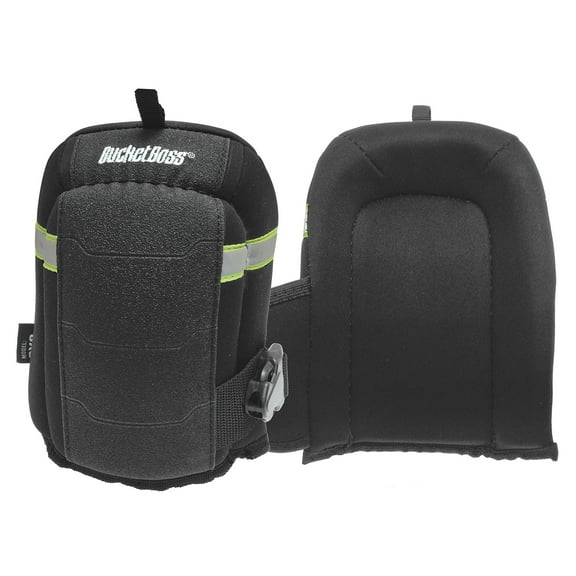 Bucket Boss GX3 Black KneeKeeperHV GelFoam Non-Marring Flooring Knee Pad