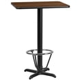 thumbnail image 3 of Flash Furniture 24" x 30" Laminate Top Pub Table in Mahogany, 3 of 4