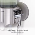 thumbnail image 4 of Simplehuman Double Wall Mount Shower Pump, Shampoo and Soap Dispensers, Stainless Steel, 4 of 7