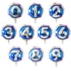 thumbnail image 2 of (Modelo Popular) Globos Redondos Con Número De Papel De Aluminio Azul Redondo De 18 Pulgadas 0 1 2 3 4 5 6 7 8 9 Fiesta De Cumpleaños Baby Shower Boda Decoración Festival Niños Ballon, 2 of 3