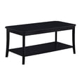 thumbnail image 3 of Convenience Concepts Designs2Go Ensenada Coffee Table with Shelf, Black, 3 of 6