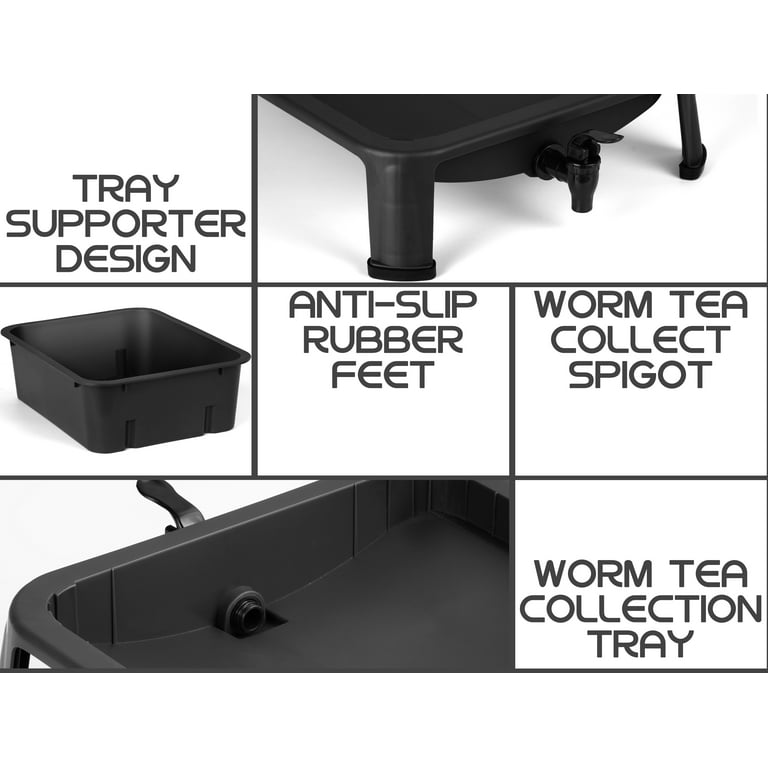  Blütezeit Worm Composter 3-Tray, Worm Farm with