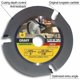 thumbnail image 2 of Wood Grinder Disc - Wood Cutting Disc - Carving Disc for Angle Grinder 12522mm, 2 of 5