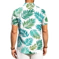 thumbnail image 6 of Mens Hawaiian Shirt Short Sleeve Summer Casual Tropical Print Button Down Shirts for Men Fashion Beach Vacation T Shirts Mint Green S, 6 of 6