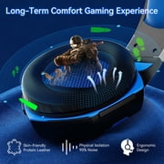 Gaming Headset for PS5,PS5Pro,PS4,Xbox Series X,Xbox Series S/One PC 272g Headset with Clear Mic Upgraded Wired Gaming Headphones with with 3.5mm Jack &LED Light Soft Memory Earmuffs Gamer Gifts