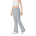 thumbnail image 2 of XXWXYD Kids Summer Wide Leg Pants Loose Drape Bell Bottom Casual Comfortable Lightweight Breathable Solid Color Pants, 2 of 9