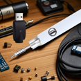 thumbnail image 4 of Christmas Decorations Thread Soldering Kits 3 Gear Adjustable Voltages 650Mah Battery Cart Pen with Usb Adapter Welding Tool Kits, 4 of 5