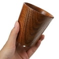 thumbnail image 5 of EXHUMKY 1Pcs Wood Cups for Coffee and Wine Drinking Brown 9x8.5x8.5 in, 5 of 8