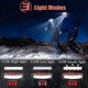 thumbnail image 1 of Linterna frontal recargable 230 iluminación lámpara de cabeza de haz ancho para senderismo correr pesca Camping ZefeiWu 8390612519307, 1 of 1