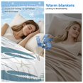 thumbnail image 2 of Teal Blue Coastal Cooling Blanket, Lightweight Breathable Summer Throw Blanket with Double Sided Cold Effect, Summer Lobster Coral Nautical Picnic Beach Blankets Bed Sheet for Hot Sleepers 60"x80", 2 of 8