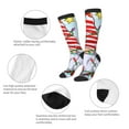 thumbnail image 6 of Balery Funny Christmas Gnome Printed Novelty Socks Men's Women's Crew Socks Sports Socks Knee High Socks Cotton Socks Quirky and Cool Socks, 6 of 9
