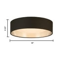 thumbnail image 3 of Eglo Lighting Orme 16 Inch Flush Mount Ceiling Light Fixture, Black & Gold, 3 of 5