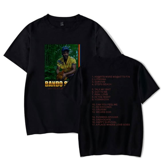 Childish Gambino Bando Stone and The New World Merch Short Sleeve T-shirt Unisex Fashion Crew Neck Top