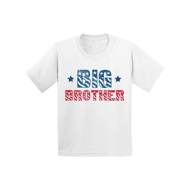 Awkward Styles USA Boys Clothing Big Brother Shirts Patriotic Gifts for Boys I'm Big Brother Big Brother Youth Shirt Lovely T Shirts for Boys Shirt ...