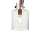 thumbnail image 2 of 52035ACO Kichler Lighting Kitner - 1 light Pendant - with Vintage Industrial inspirations - 14.75 inches tall by 7 inches wide-Antique Copper Finish, 2 of 10