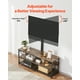 thumbnail image 5 of Soporte para TV VEVOR de 48" con soporte para televisores de hasta 75", centro de entretenimiento con toma de corriente, consola de TV de altura ajustable con soporte y gabinetes de, 5 of 9
