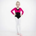 thumbnail image 2 of Girls Clothes, Toddler Girls Long Sleeve Solid Color Blouse Ballet Wrap Tops Velvet Dance Dress Cover Up(q3 Hot Pink,9-10 Years), 2 of 5