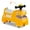 Yellow, variant on Costway Ride on Toy Baby Dinosaur Sliding Car with 4 Universal Casters Under-Seat Storage Green