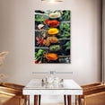 thumbnail image 3 of Elephant Stock Spoons Of Spices Wall Art - Vertical Canvas Wall Art - Dining Room Wall Decor - Food And Drink Canvas - Orange And Green Decor - 32" x 48", 3 of 8