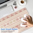 thumbnail image 4 of Long Mouse Pads for Desk,Pink Geometric Striped Pattern Desk Mats on Top Of Desks, Desk Mouse Pad Extra Large with 3mm Non-Slip Base and Stitched Edge for Gaming,Office,Work,Home 31.5"x11.8", 4 of 6