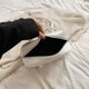 thumbnail image 4 of Bolso Hombro Mujer PU Chic Hobo Bag Color Sólido Elegante Fiesta () Blanco, 4 of 8