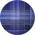 thumbnail image 1 of Ahgly Company Machine Washable Indoor Square Transitional Denim Dark Blue Area Rugs, 3' Square, 1 of 7