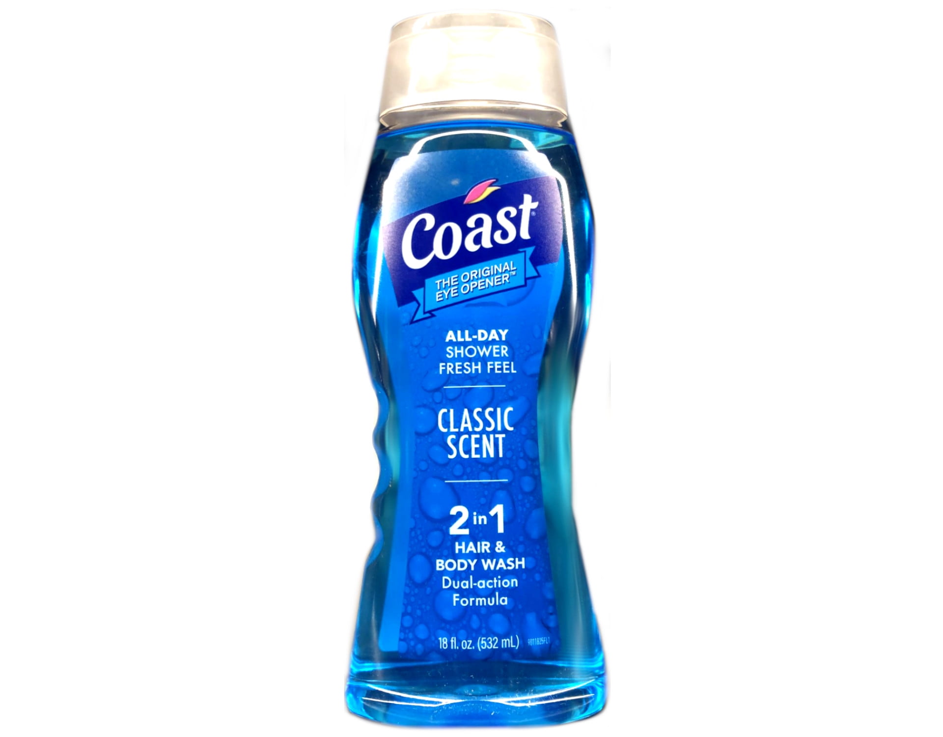 Coast Hair & Body Wash, Classic Scent 18 oz (Pack of 6)