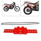 thumbnail image 4 of Térmico de Tubo de Silenciador de de Motocicleta Rojo para 2 Tiempos / Universal, 4 of 9