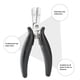 thumbnail image 3 of Alicate profesional Fugacal para extensiones de cabello Micro Nano Ring negro, 3 of 6