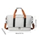 thumbnail image 3 of Bolsa de viaje plegable | Bolsa ligera de gimnasio de 30 l, resistente al agua, con asas resistentes y correa para equipaje | Bolsa compacta y plegable para llevar de noche y de fin de semana, ideal, 3 of 6