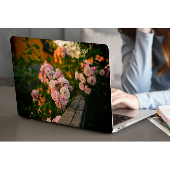 KSK KAISHEK Compatible MacBook Air 13 inchs Case 2017 - 2014 2013 2012 2011 2010 Rel. Model A1466 & A1369, Plastic Hard Shell Cover, Rose series 0117