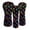 Colorful Dog Paws, variant on Uorisanigo Golf Club Head Covers, Premium PU Leather Golf Driver/Fairway Wood/Hybrid Headcover 3 PCS Colorful Dog Paws Headcovers Set for Club Protective, Abrasion-Resistant