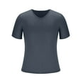 thumbnail image 4 of BinBiL V-Neck T-Shirts for Men - Royally Comfortable - Super Soft Premium Fabric - Well-Crafted Classic Fit Dark Gray XXXXXL(XXXXXL), 4 of 9