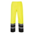thumbnail image 3 of Portwest S587 Hi-Vis Lightweight Waterproof Rain Pants Yellow/Black, X-Large, 3 of 3