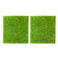 thumbnail image 1 of Shisuyan PVC Micro Landscape Lawn Grass Moss Simulation Turf Green 2Pack 11.8x11.8in, 1 of 8