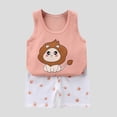thumbnail image 4 of IROINNID Toddler Kids 2PCS Suit Cute Cartoon Print Sleeveless Vest With Casual Shorts Outfits, 4 of 4