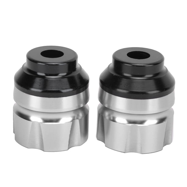 Depósito de líquido de frenos para motocicleta, 2 unidades, depósito de combustible de embrague, aleación de aluminio, universal, para motocicleta, bicicleta, color plateado