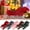 Multicolor a16979 christmas decorations under 5$, variant on Cagogo under $5 1Pcs Christmas SleighToy, Christmas SleighToywith Snowman Snowflake,Mini Plastic Sleigh for Christmas Tree,Five Color Holiday Sleigh Decoration