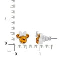 thumbnail image 3 of Minnie Mouse November Birthstone Silver-Plated Crystal Stud Earrings, 3 of 6