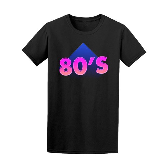 Bright For 80's Style T-Shirt Men -Image by Shutterstock, Male 3X-Large