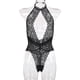 thumbnail image 4 of Lencería erótica para mujer Mono con cuello en V Body con diseño de borde de encaje sexy, L Methold XX000127-03, 4 of 7